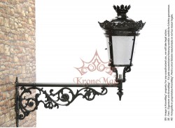 Kerti Diszes Öntöttvas Falikar, Lámpa ME501 PALASIO