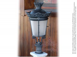 Kerti Öntöttvas Állólámpa MS-VILLA-PALASIO