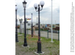 Kültéri Öntöttvas Kandeláber BL106-2