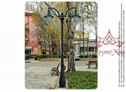 Köztéri Parki Öntöttvas Kandeláber  P-K2