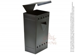 Kültéri Felemelhető Hulladékgyűjtő URBAN 13CSR