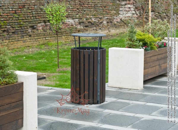 Kültéri, Parki Hulladékgyűjtő URBAN 10.ALBA CS