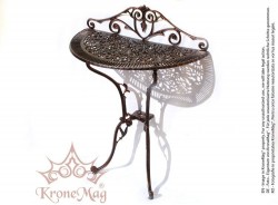 Kerti Fém Disz, Teraszi, Erkélyi Asztal PALERMO