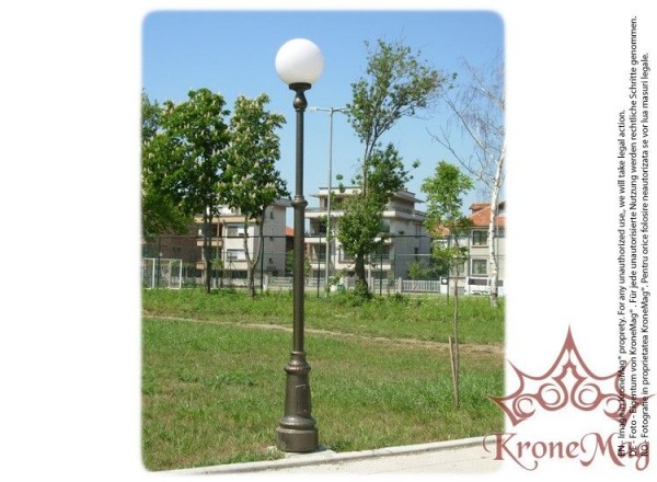 Kerti, Teraszi Fém-Öntöttvas Kandeláber M6