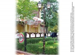 Kerti, Teraszi Fém-Öntöttvas Kandeláber VILLA-2C