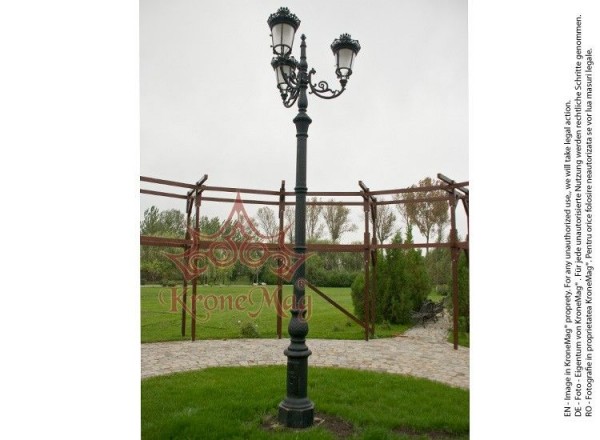 Köztéri Parki Öntöttvas Kandeláber G31-C3