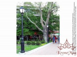 Köztéri Parki Öntöttvas Kandeláber 2H-1