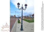 Köztéri Parki Öntöttvas Kandeláber R1-C2
