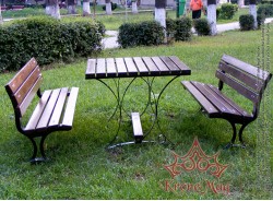 Utcabútor Pad-Asztal Garnitúra, Készlet MADRID