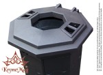 Kültéri, Parki Öntöttvas Hulladékgyűjtő BIN-1-C