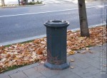 Kültéri, Parki Öntöttvas Hulladékgyűjtő BIN-1-C