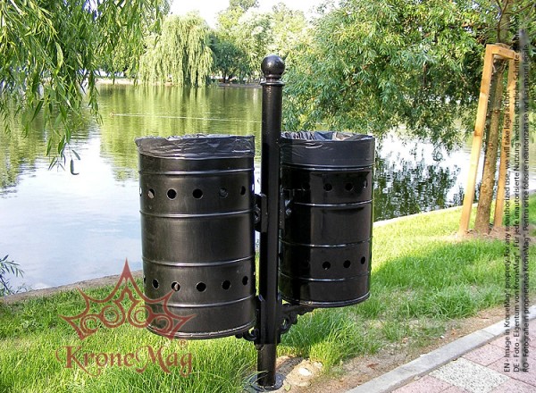 Kültéri, Parki Hulladékgyűjtő URBAN 2