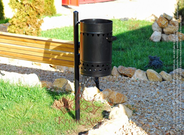 Kültéri, Parki Hulladékgyűjtő URBAN 8.S