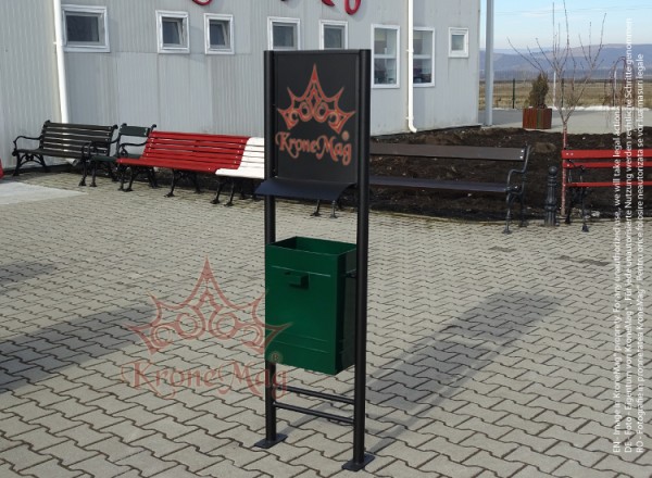 Kültéri, Parki Szemétgyűjtő URBAN 15.CSA Kültéri, Parki Szemétgyűjtő URBAN 15.CSA
